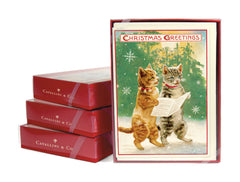 Christmas Cats Boxed Set of 10 Notecards