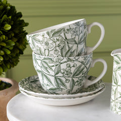 Burleigh Green Prunus Dinnerware