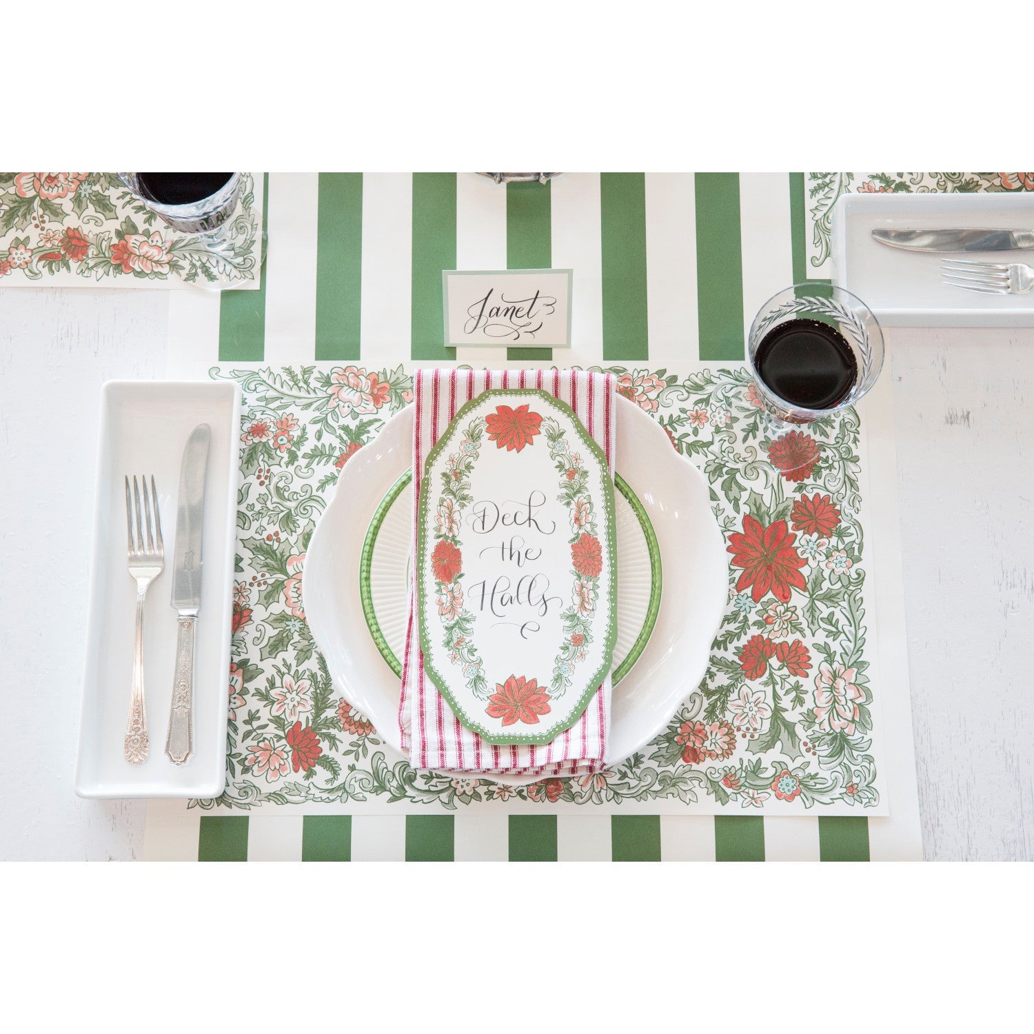 Christmas China Table Accent