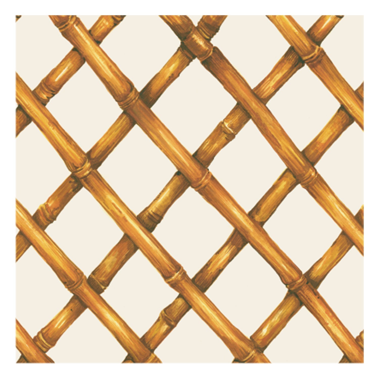 Bamboo Lattice Cocktail Napkins