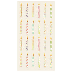 Birthday Candles Guest Napkins