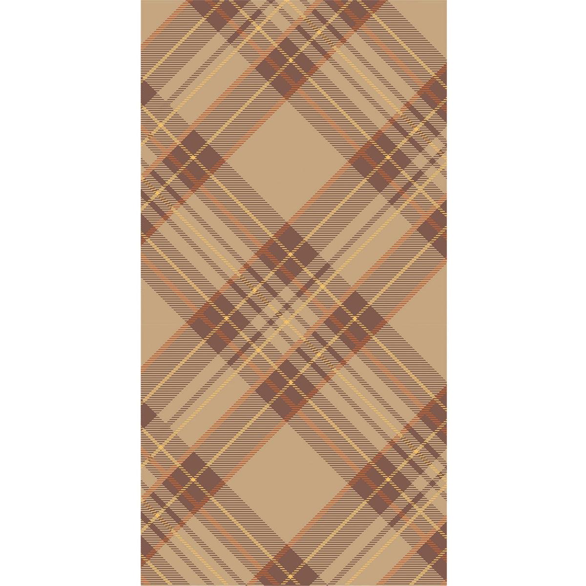 Autumn Plaid Guest Napkins