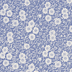 Blue Calico Cocktail Napkins
