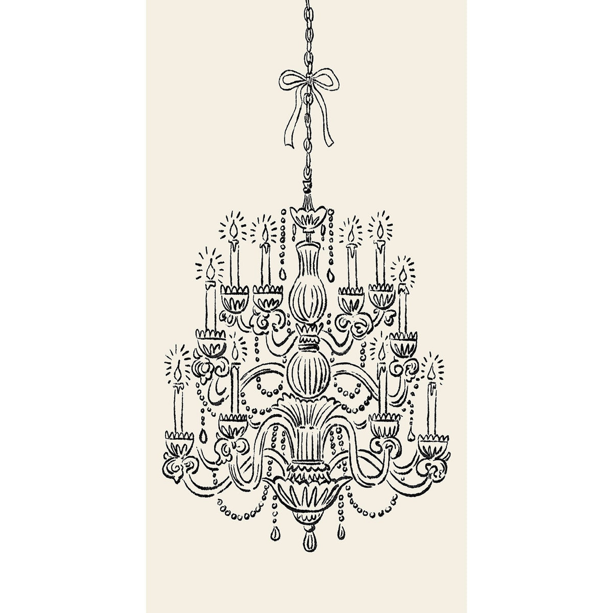 Chandelier Guest Napkins