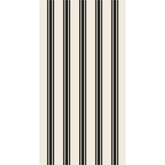 Black Linen Stripe Guest Napkins