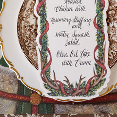 Antler Garland Table Card
