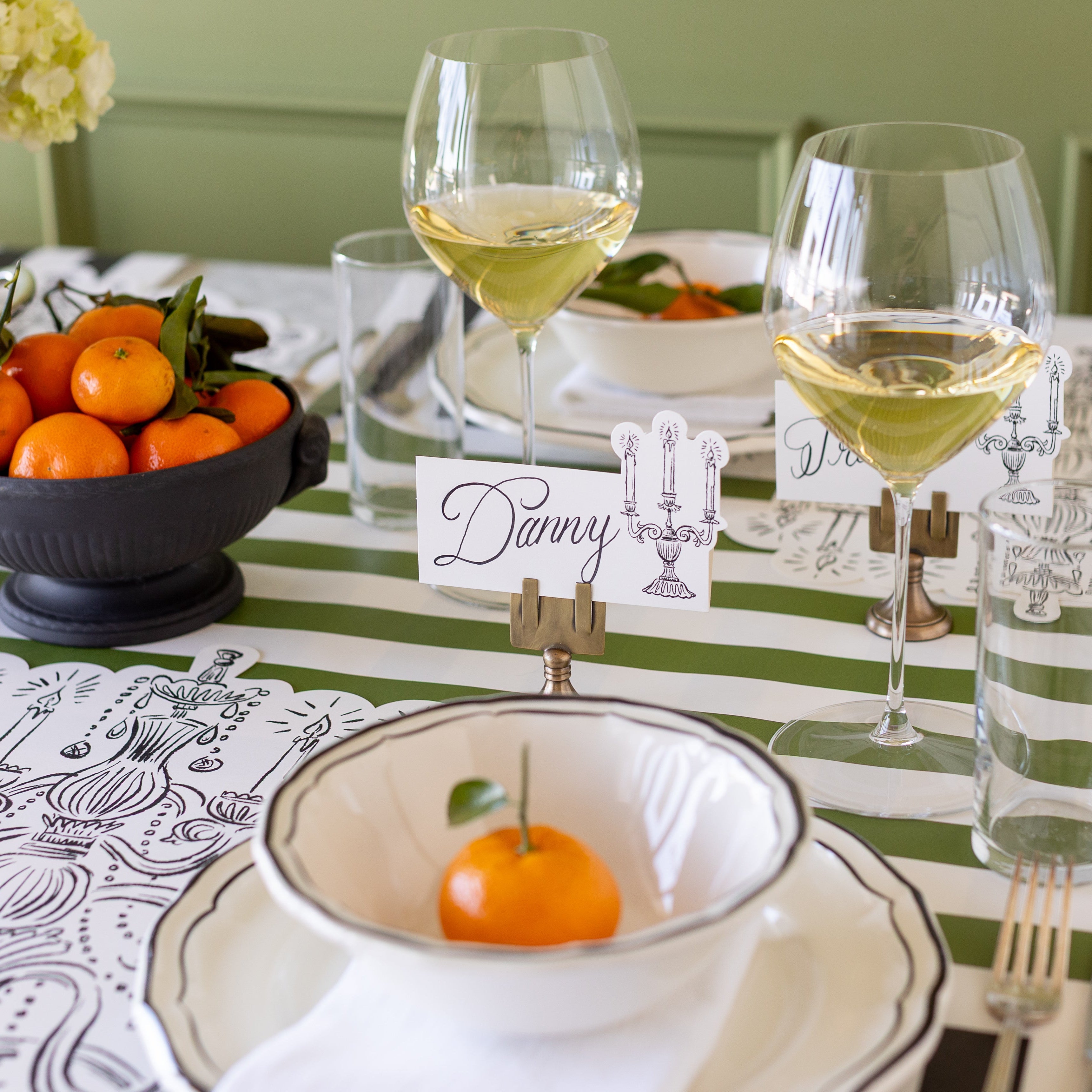 Candelabra Place Card