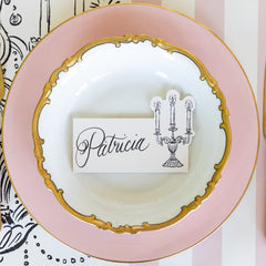 Candelabra Place Card