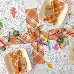 Coloring Leaves Placemat