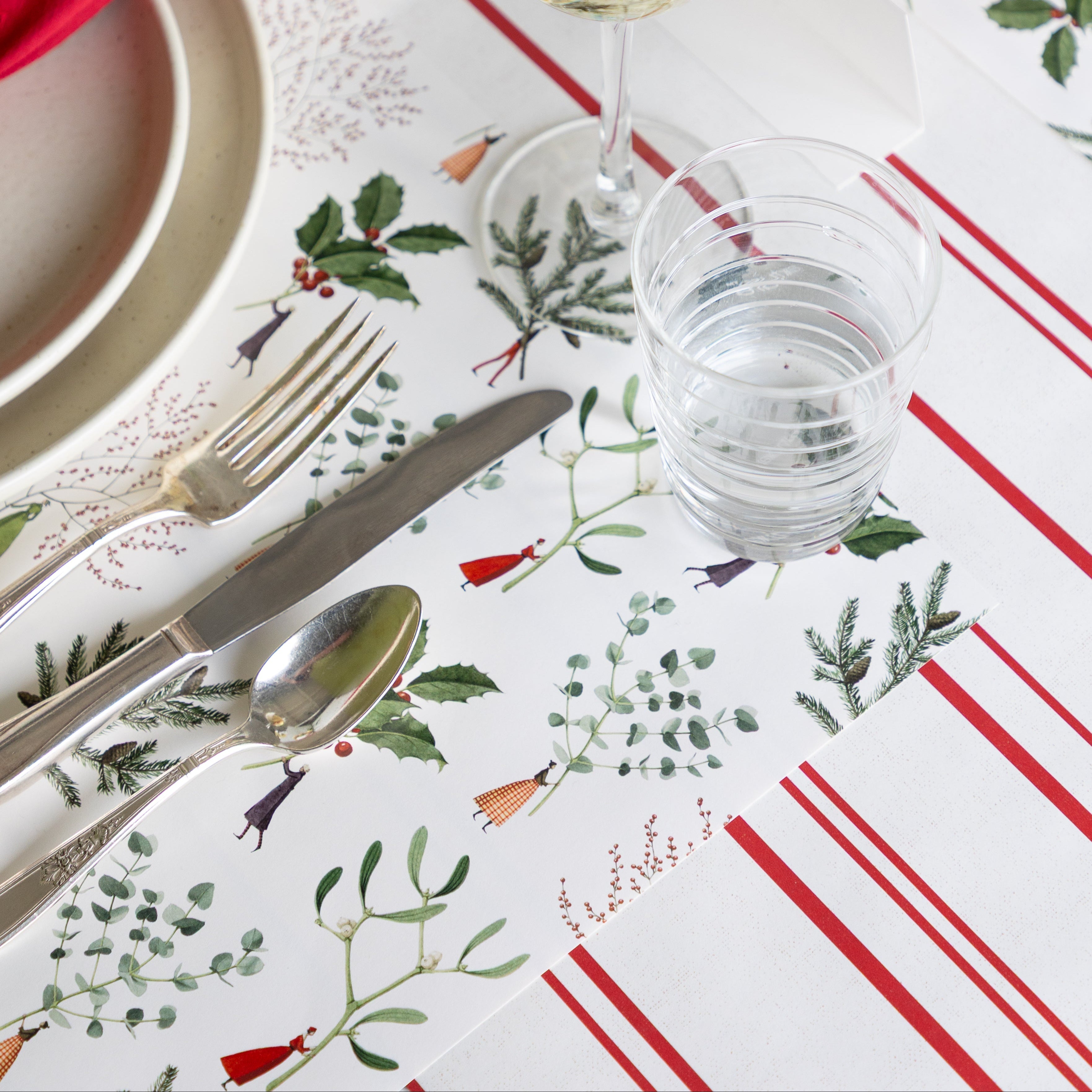 Antique Red Stripe Runner