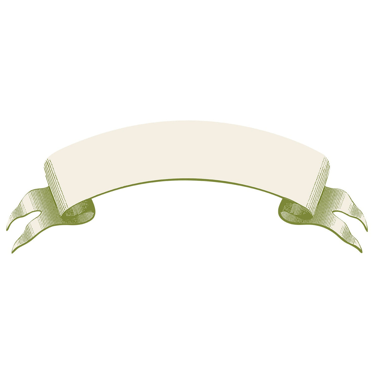 Classic Moss Banner Table Accent