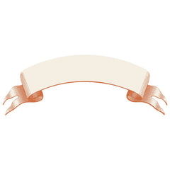 Classic Orange Banner Table Accent