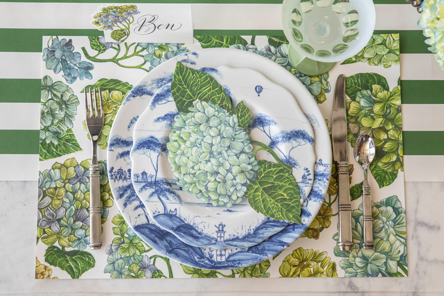 Blooming Hydrangeas Placemat