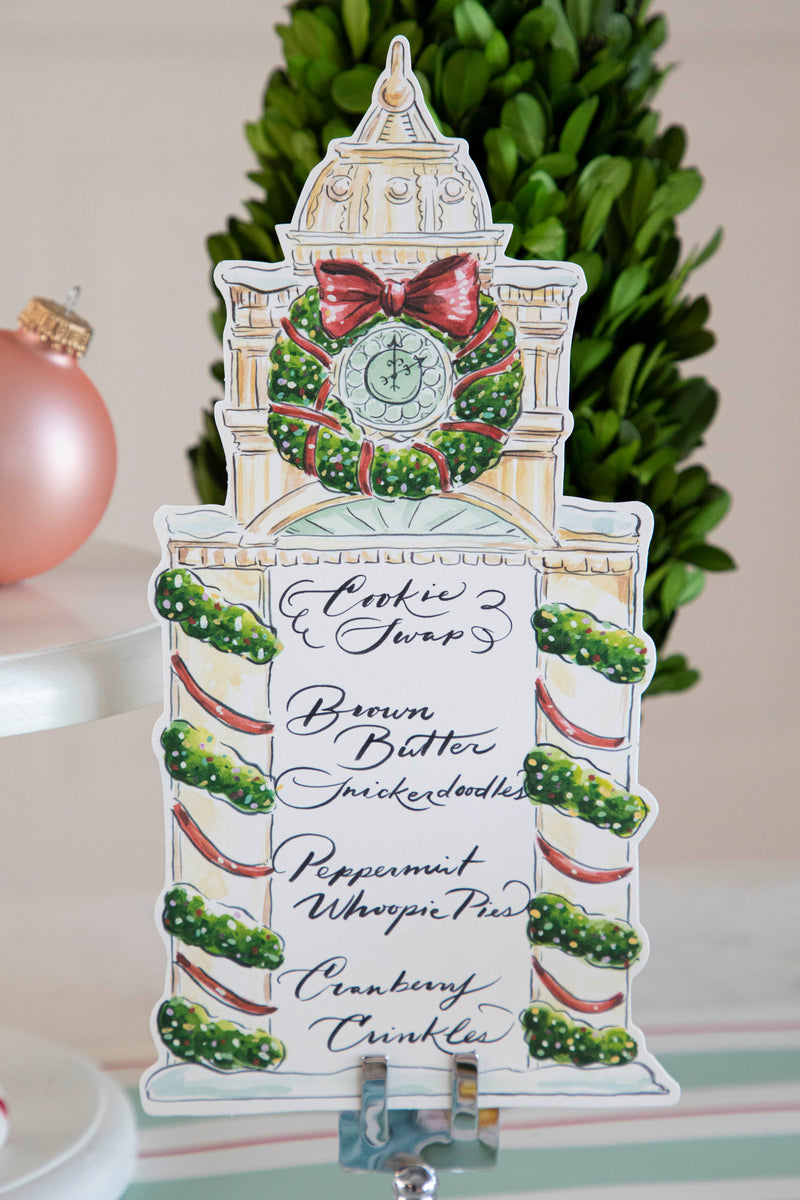 Clock Tower Table Card