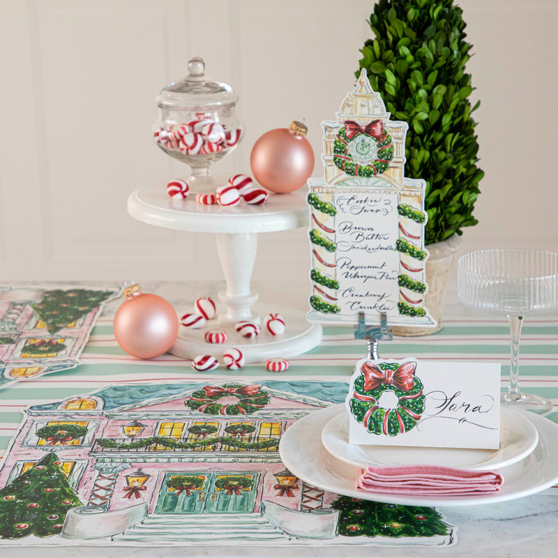 Clock Tower Table Card