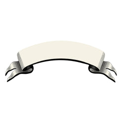 Classic Black Banner Table Accent