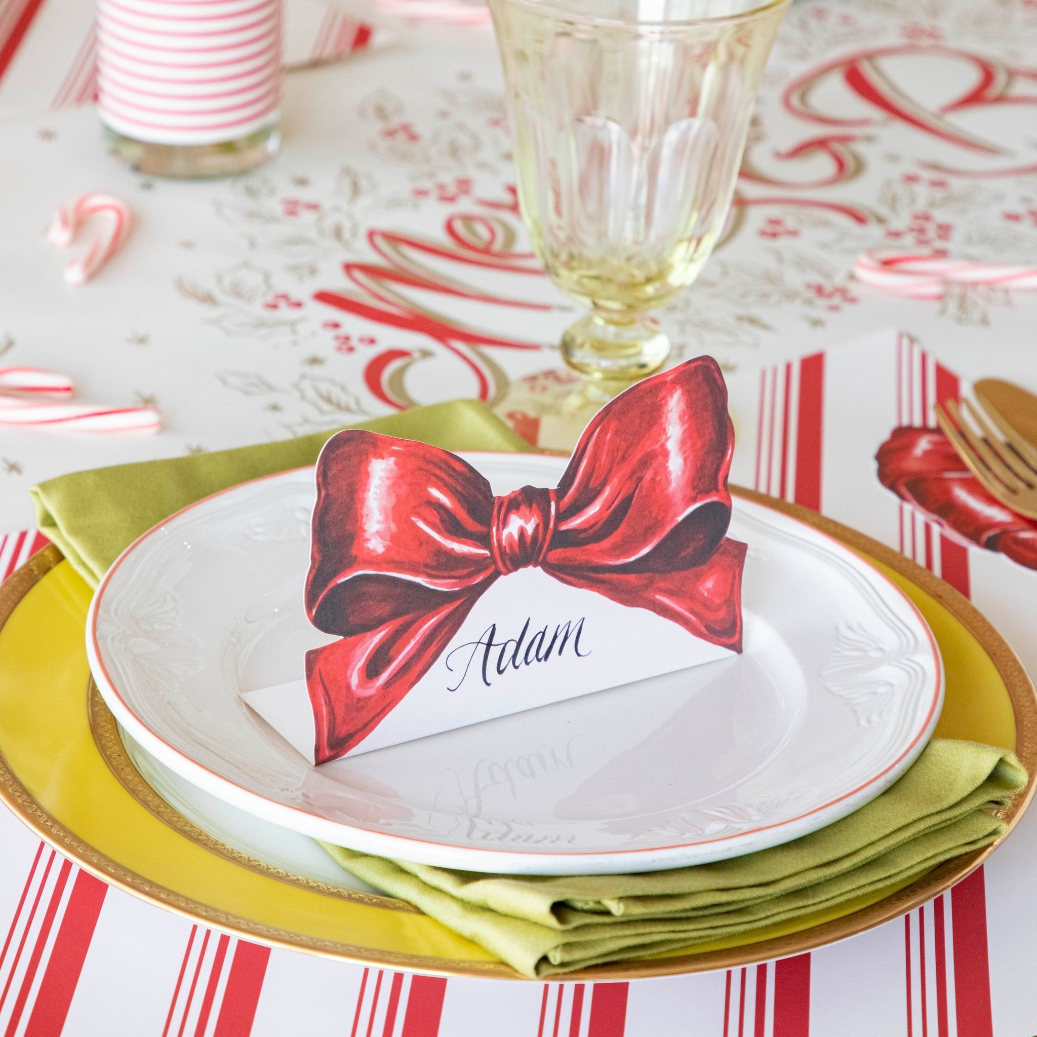 Bow Place Card