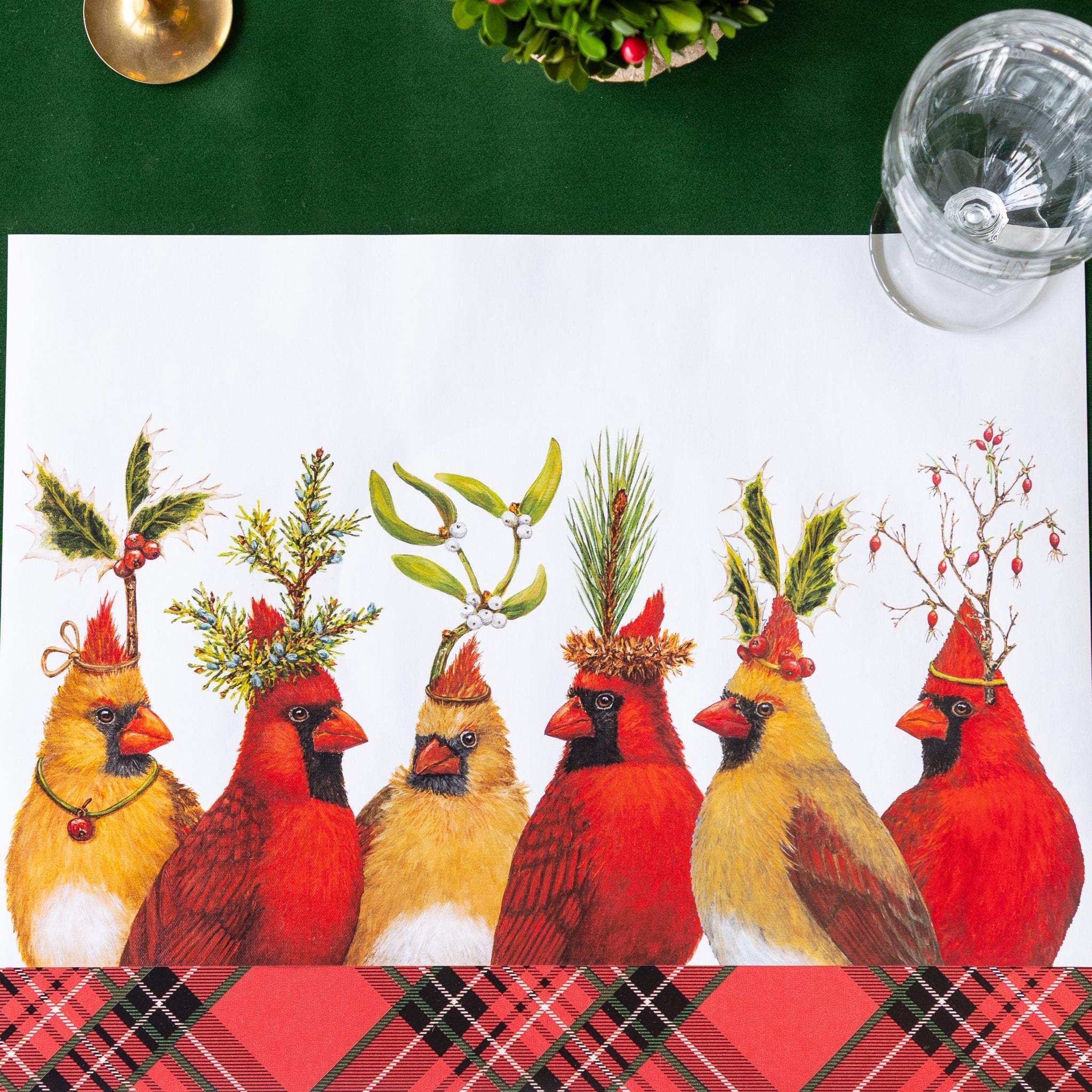 Cardinal Party Placemat