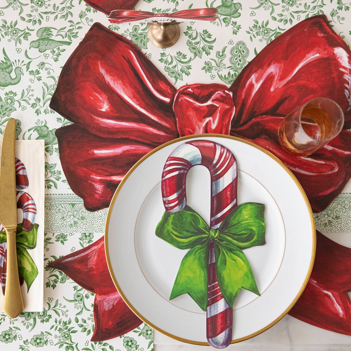 Candy Cane Table Accent