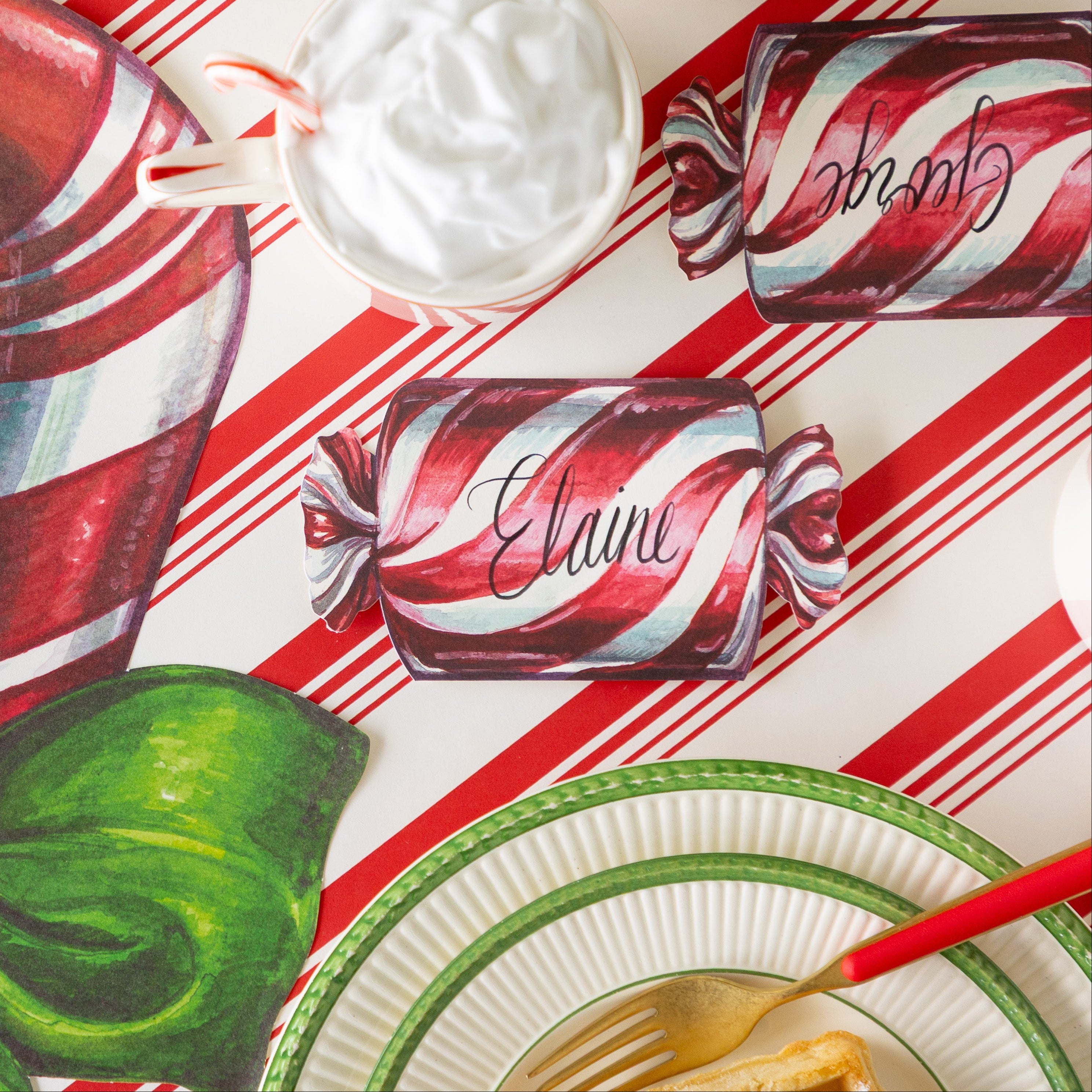 Christmas Candy Place Card
