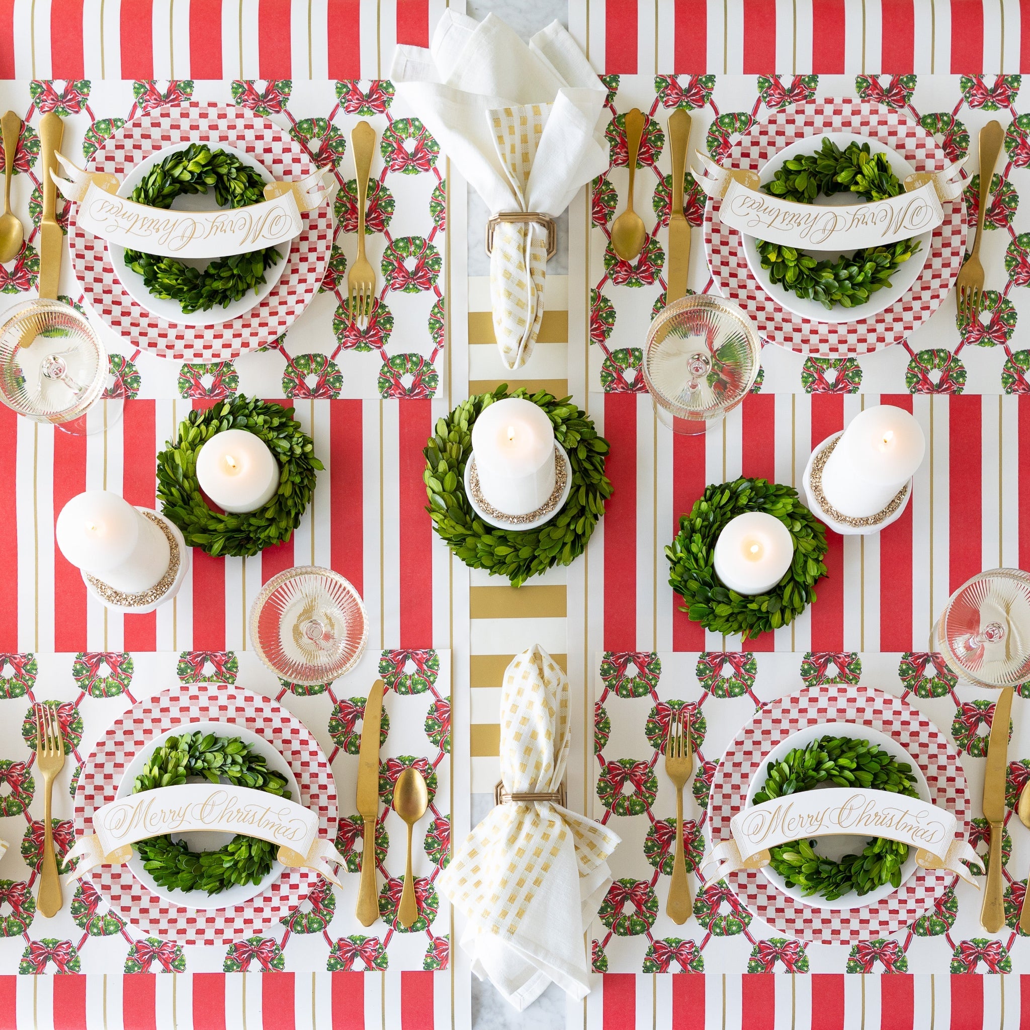 Antique Red Stripe Runner