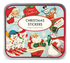 Christmas Stickers Tin