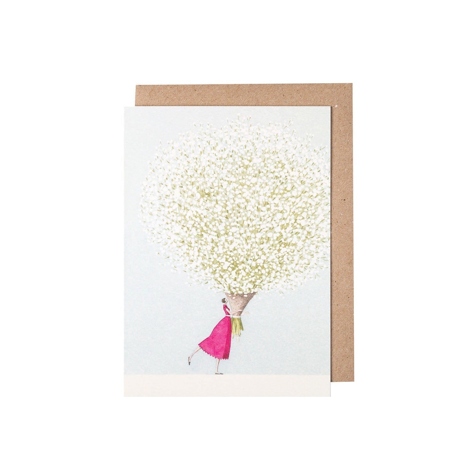 Baby's Breath Card, Set of 10