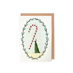 Candy Cane Greeting Card