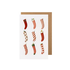 Christmas Stockings Greeting Card