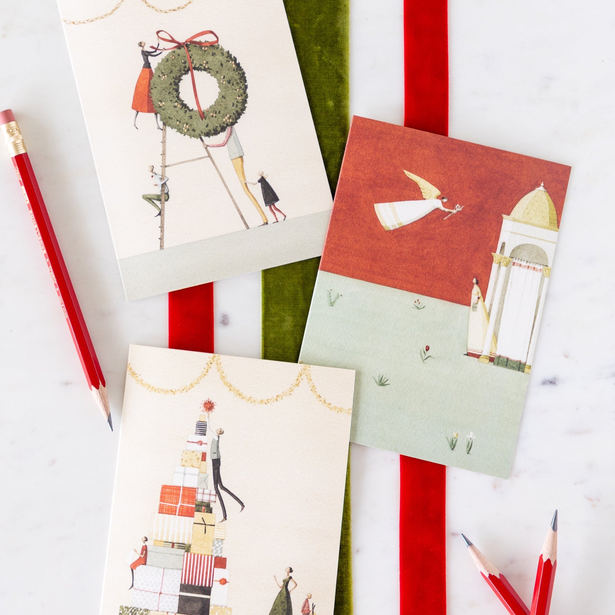 Christmas Wreath Greeting Card