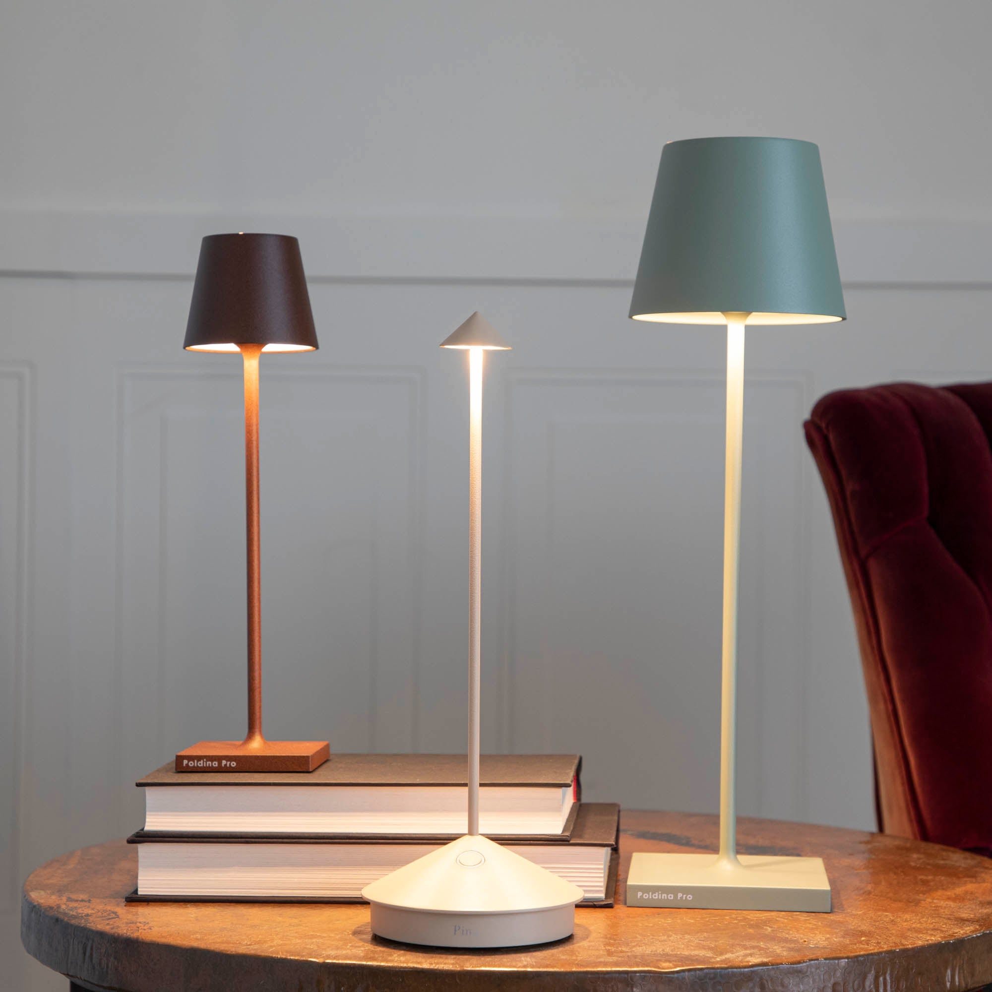 Black Cordless Lamp