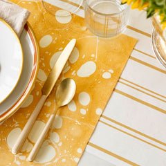 Antique Gold Stripe Runner