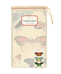 Butterflies Cloth Napkin, Set of Four
