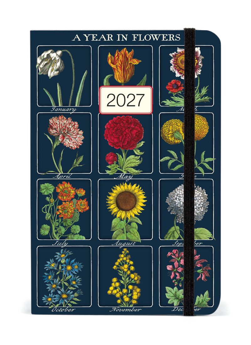 2027 A Year In Flowers Weekly Planner