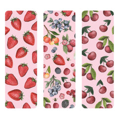 Berries & Cherries Bookmarks Set of 3
