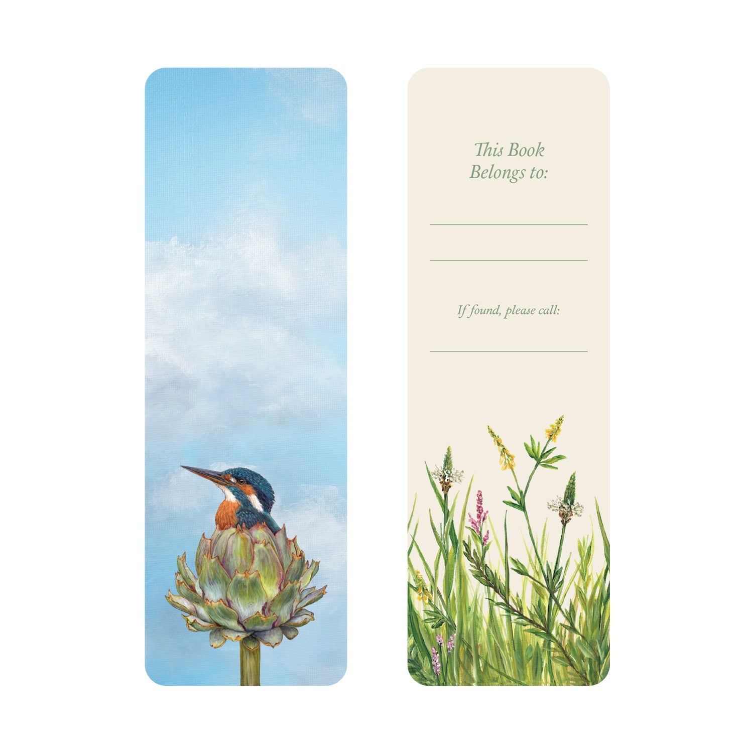 Birds in Bloom Bookmarks Set of 3