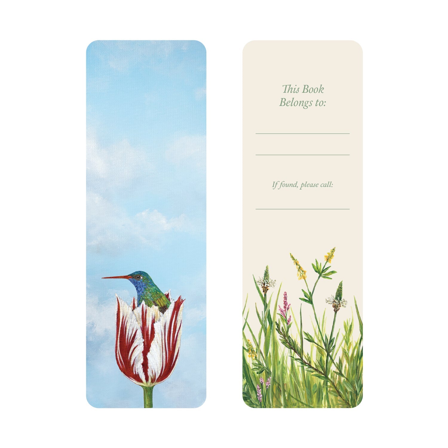 Birds in Bloom Bookmarks Set of 3