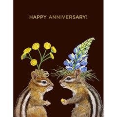 Anniversary Chipmunks Card