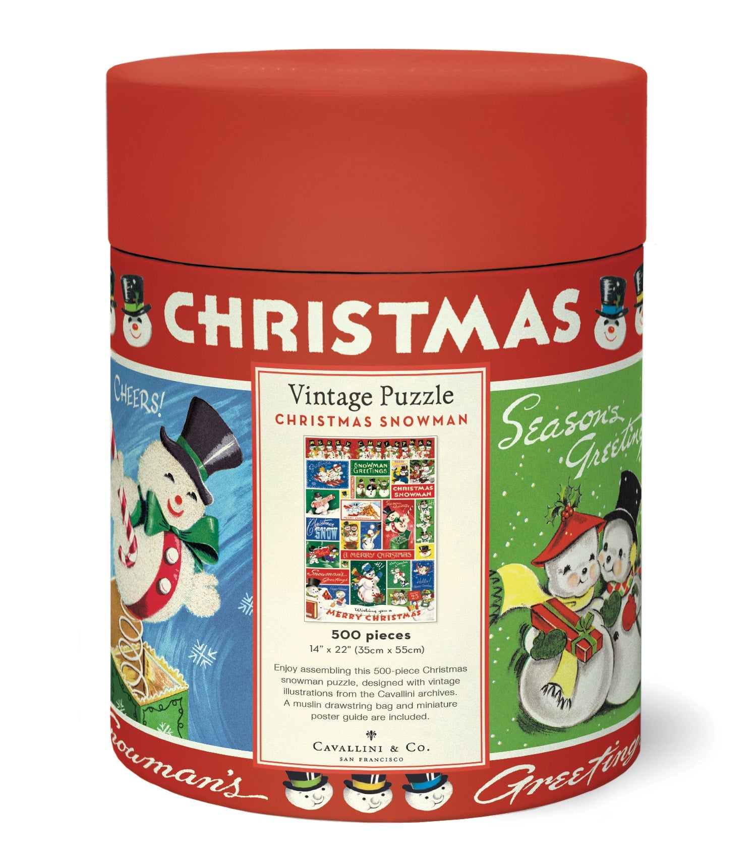Christmas Snowman 500 Piece Puzzle