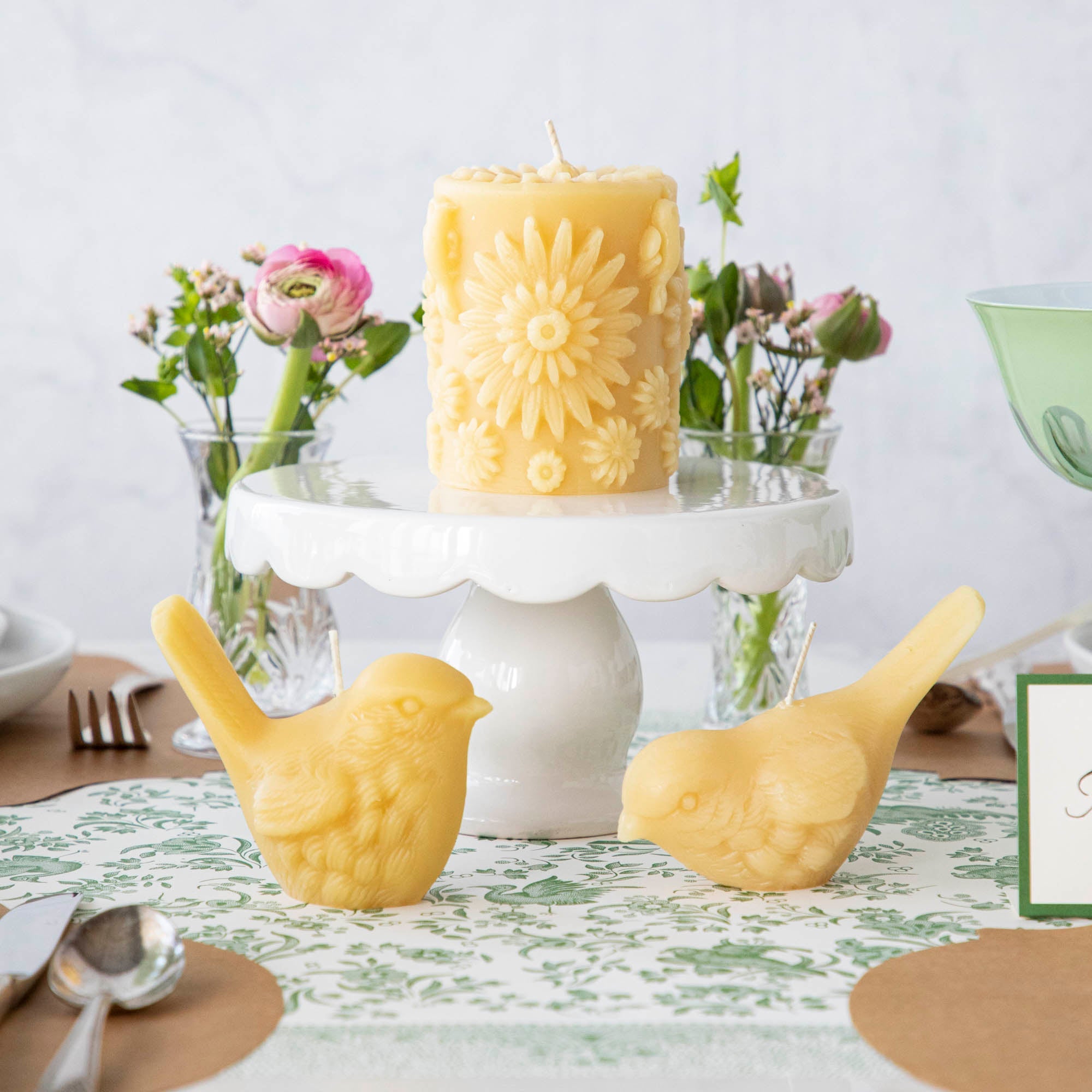 Beeswax Songbirds Candle