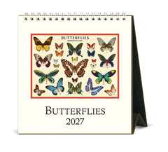 2027 Butterflies Desk Calendar