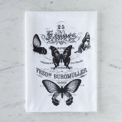 Butterflies French Cotton Tea Towel