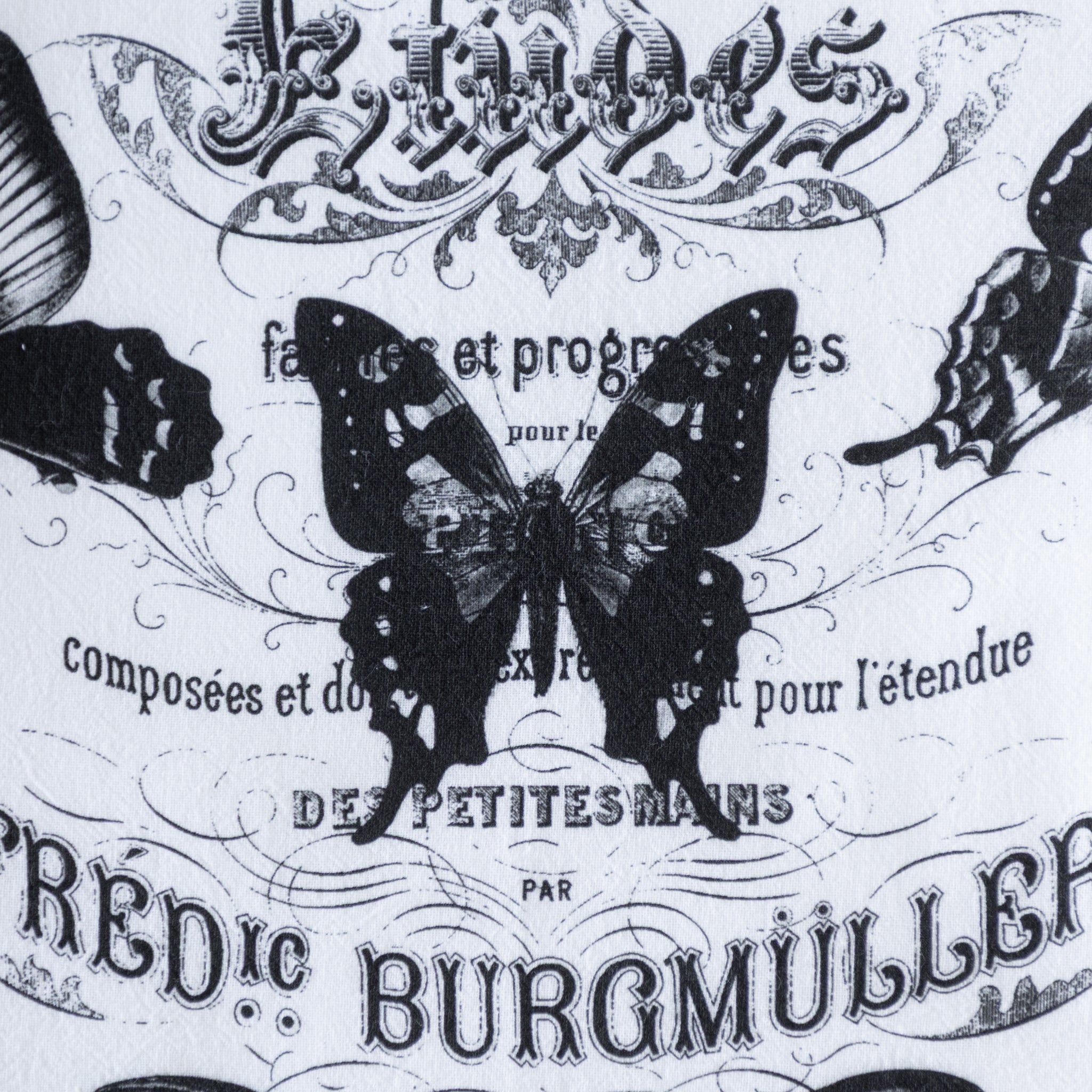 Butterflies French Cotton Tea Towel