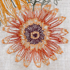 Autumn Mums Tea Towel