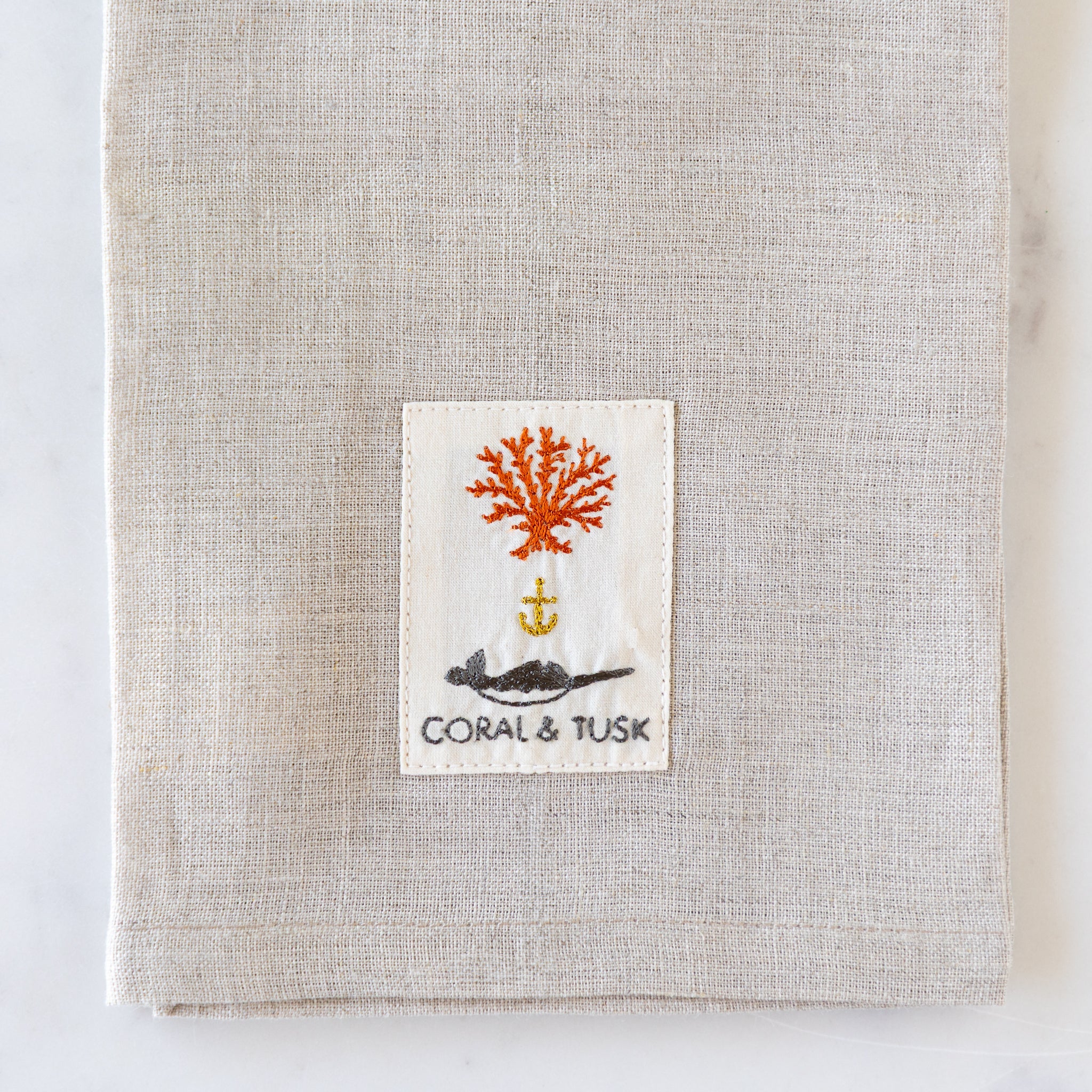 Autumn Mums Tea Towel
