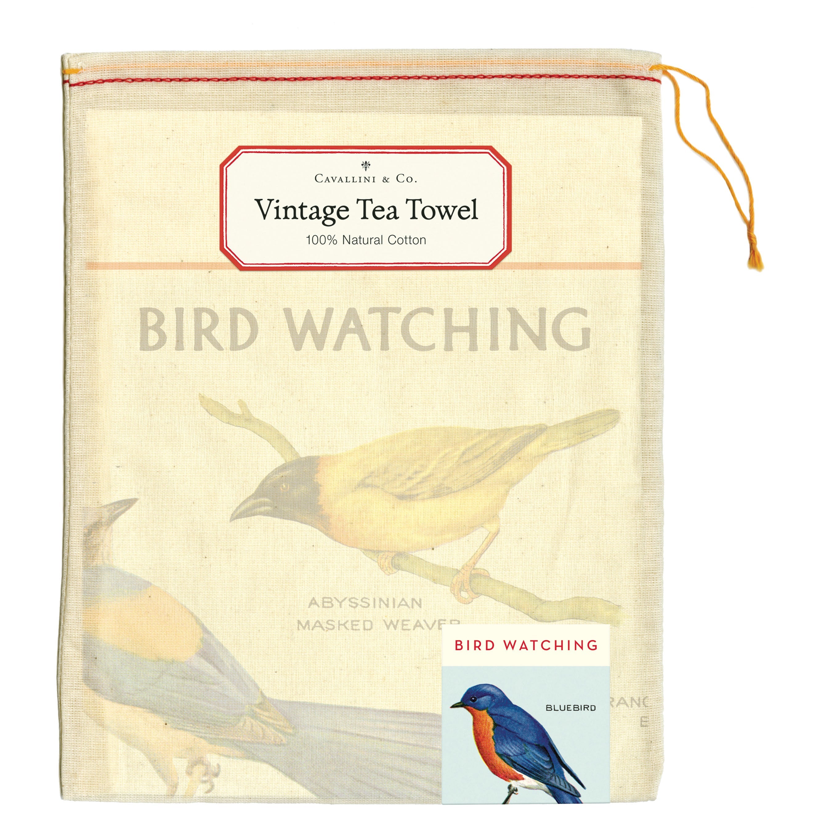 Bird Watching Tea Towel