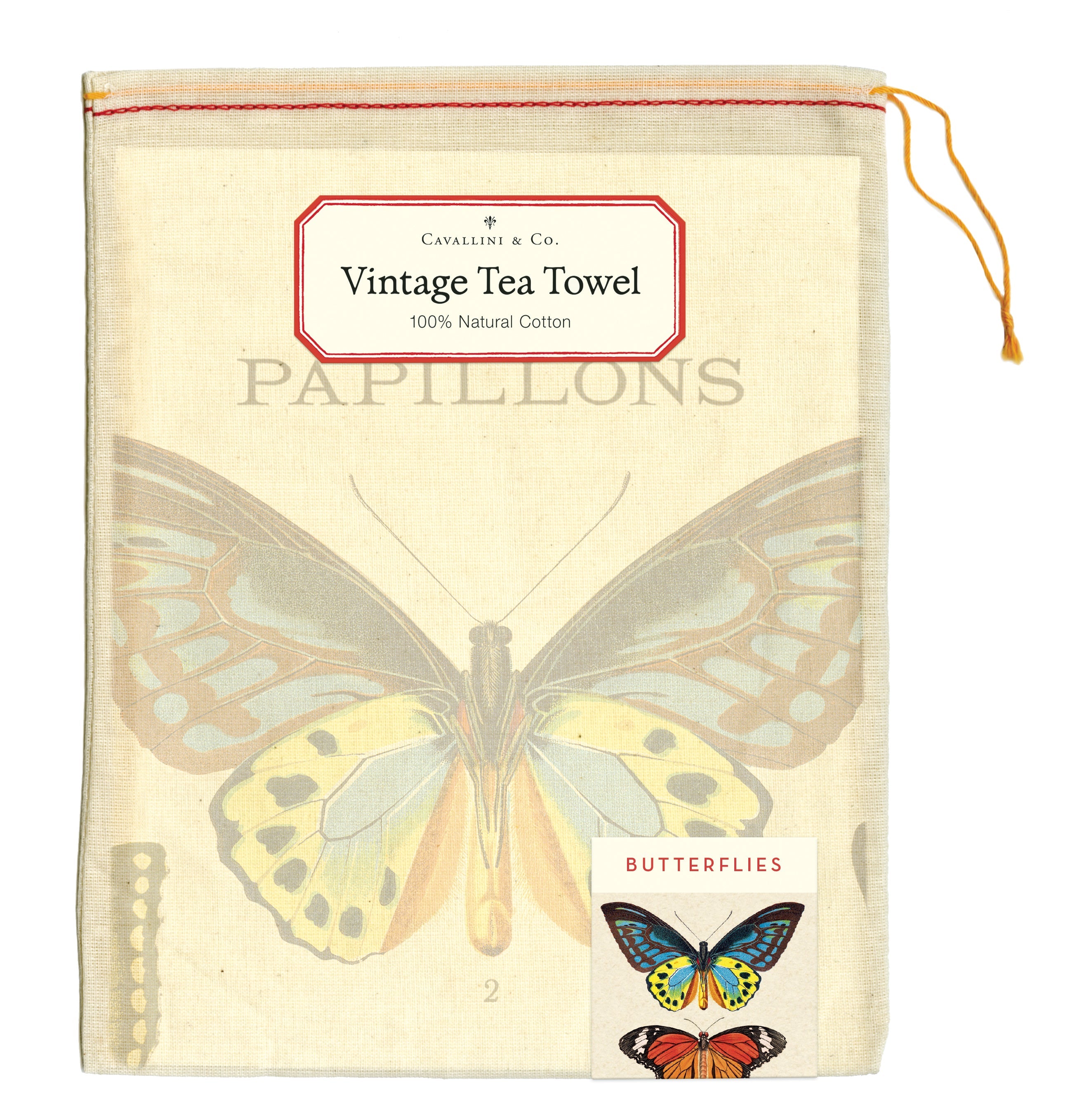 Butterflies 2 Tea Towel