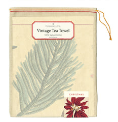 Botanical Christmas Tea Towel