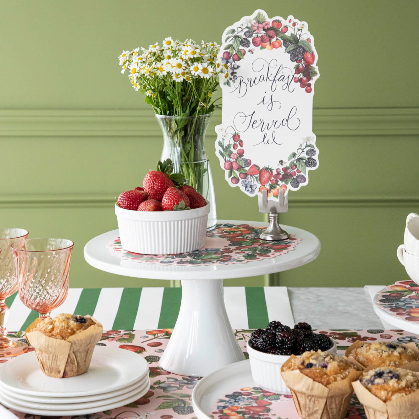 Berry Bramble Table Card