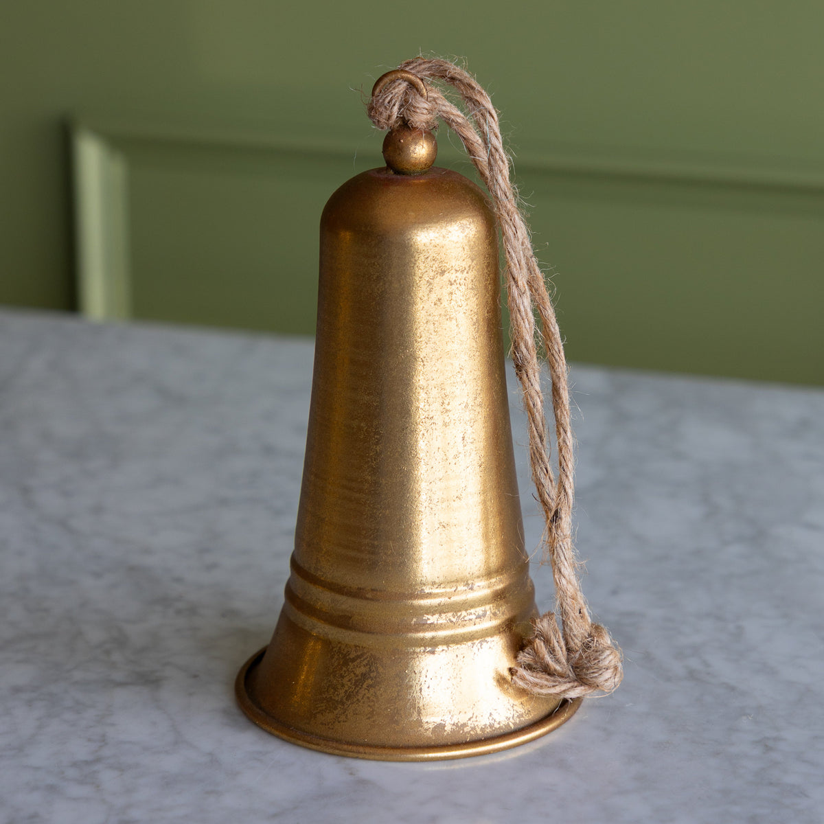 Antique Gold Metal Bell